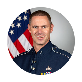 Senior Master Sergeant J Blake Arrington bio circle