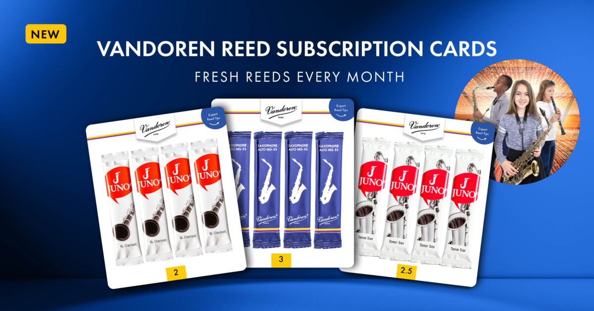Introducing: The Vandoren Reed Subscription Card